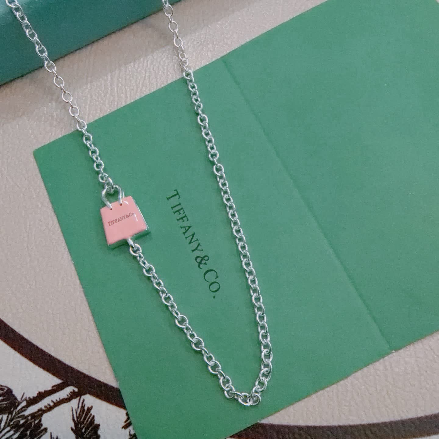 Tiffany & Co. Lock Charm Necklace